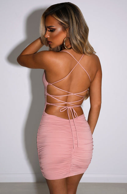 Tati Mini Dress - Mauve